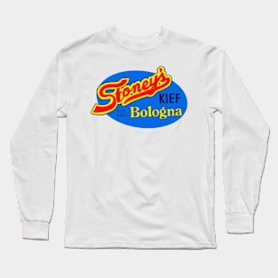 Stoney's Bologna - Fully Baked! Oval Logo Long Sleeve T-Shirt